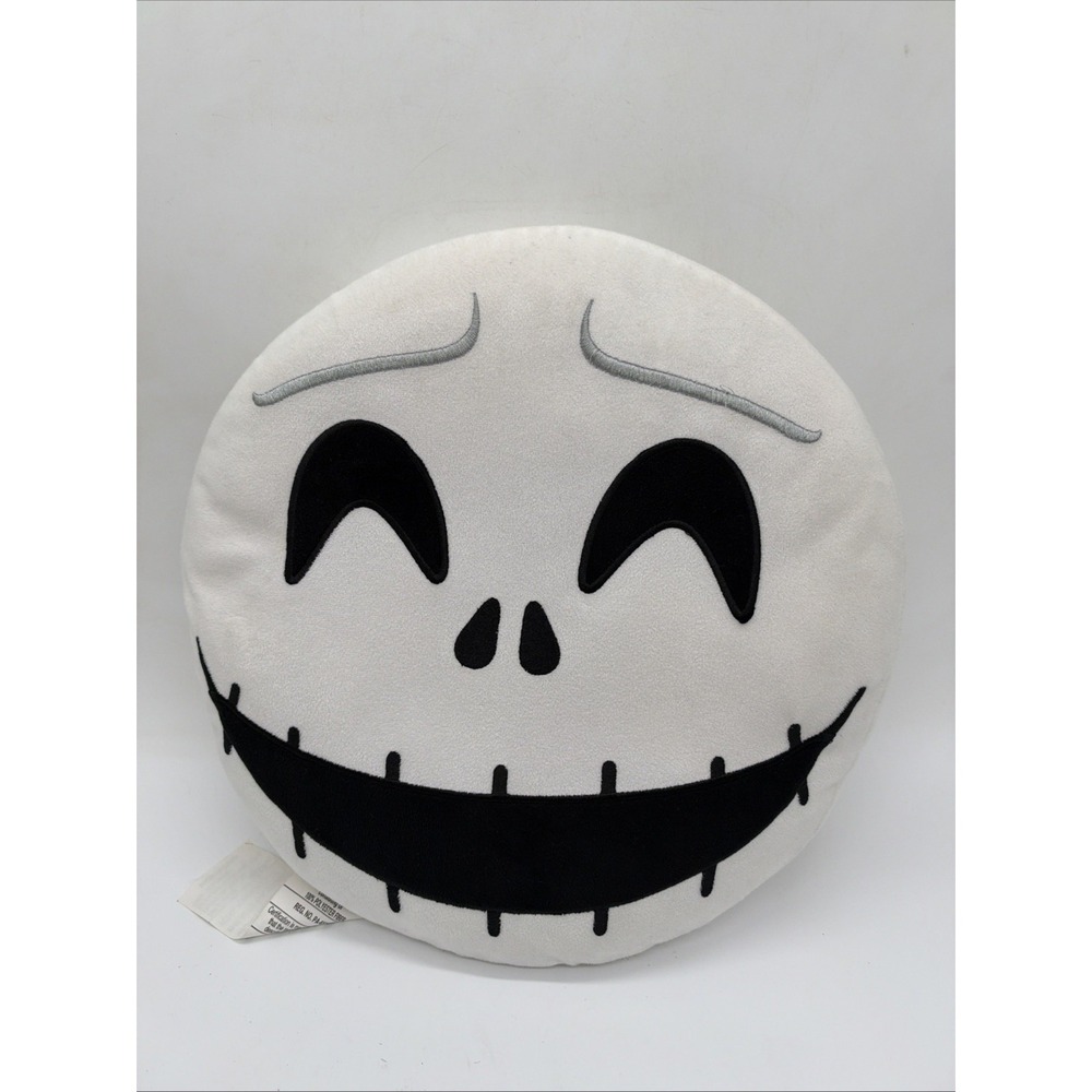 Disney Parks Jack Skellington Nightmare Before Christmas Reversible Pillow 15"